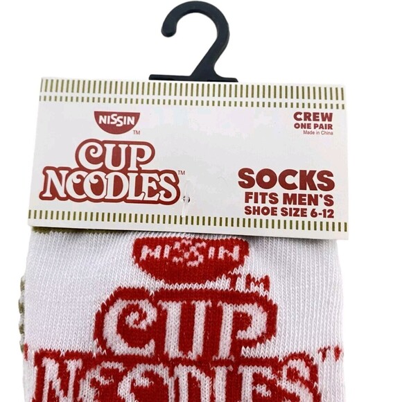 Novelty Funny Crew Socks: Nissin Cup Noodles Mtn Dew Moon Pie Pop Tarts - Picture 4 of 13